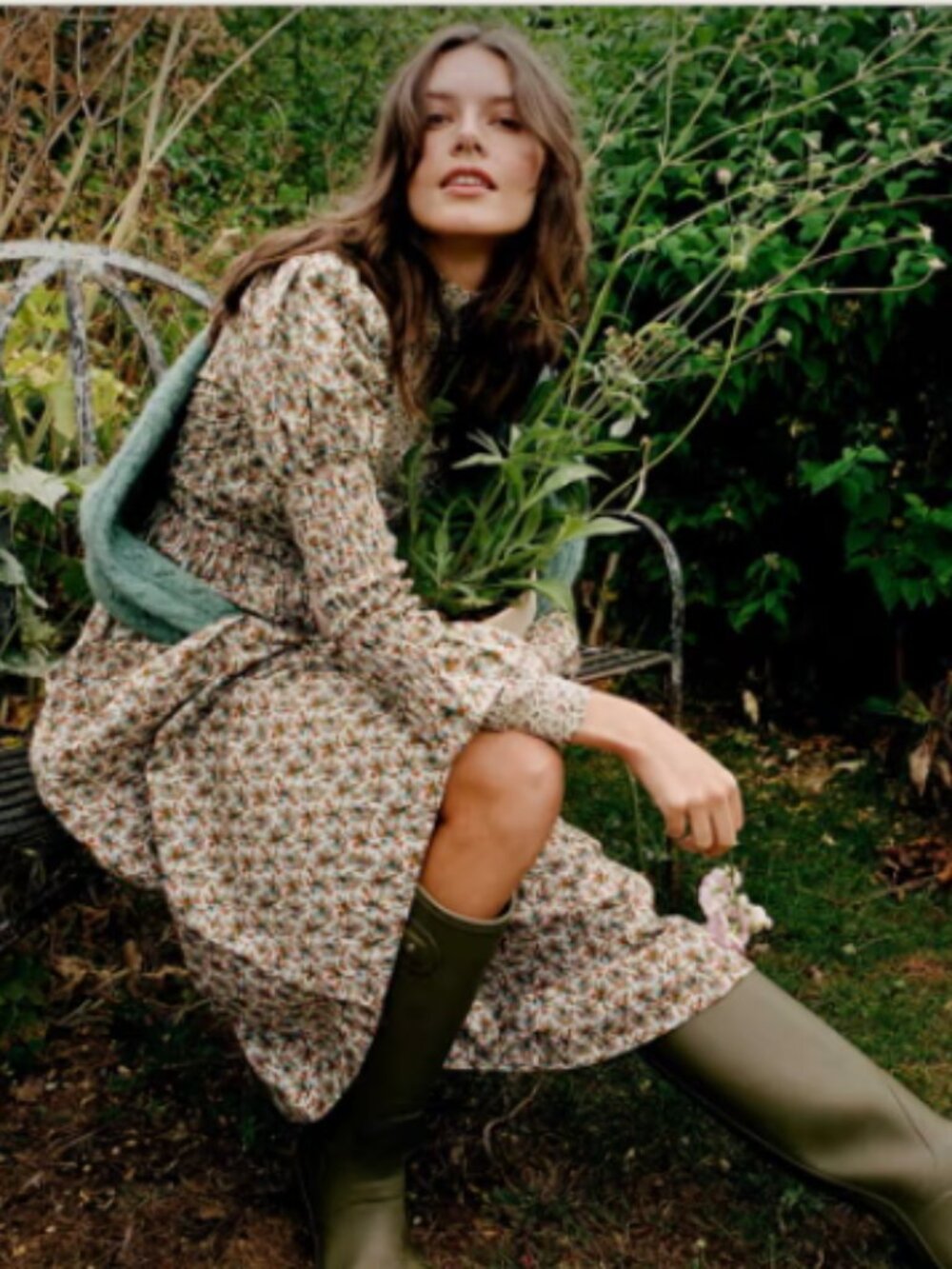 DOEN Meribel Dress- Creme fleurs d'Avignon